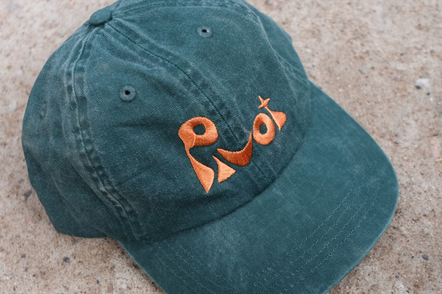 Pivot Hat—Green and Copper Baseball Hat