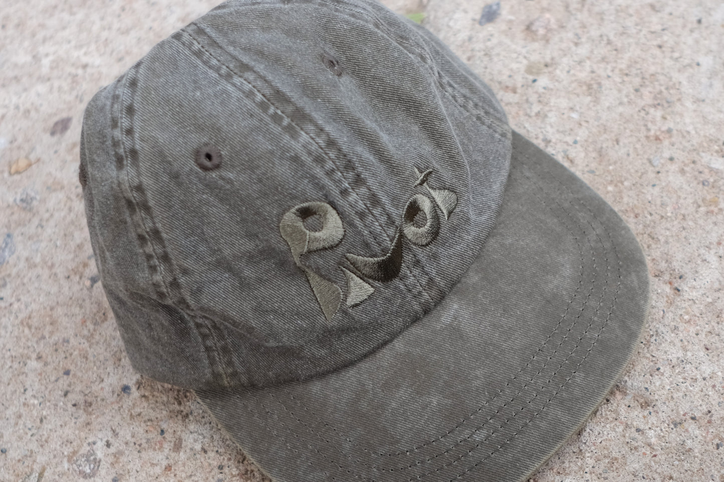 Pivot Hat—Grey and Light Green Baseball Hat